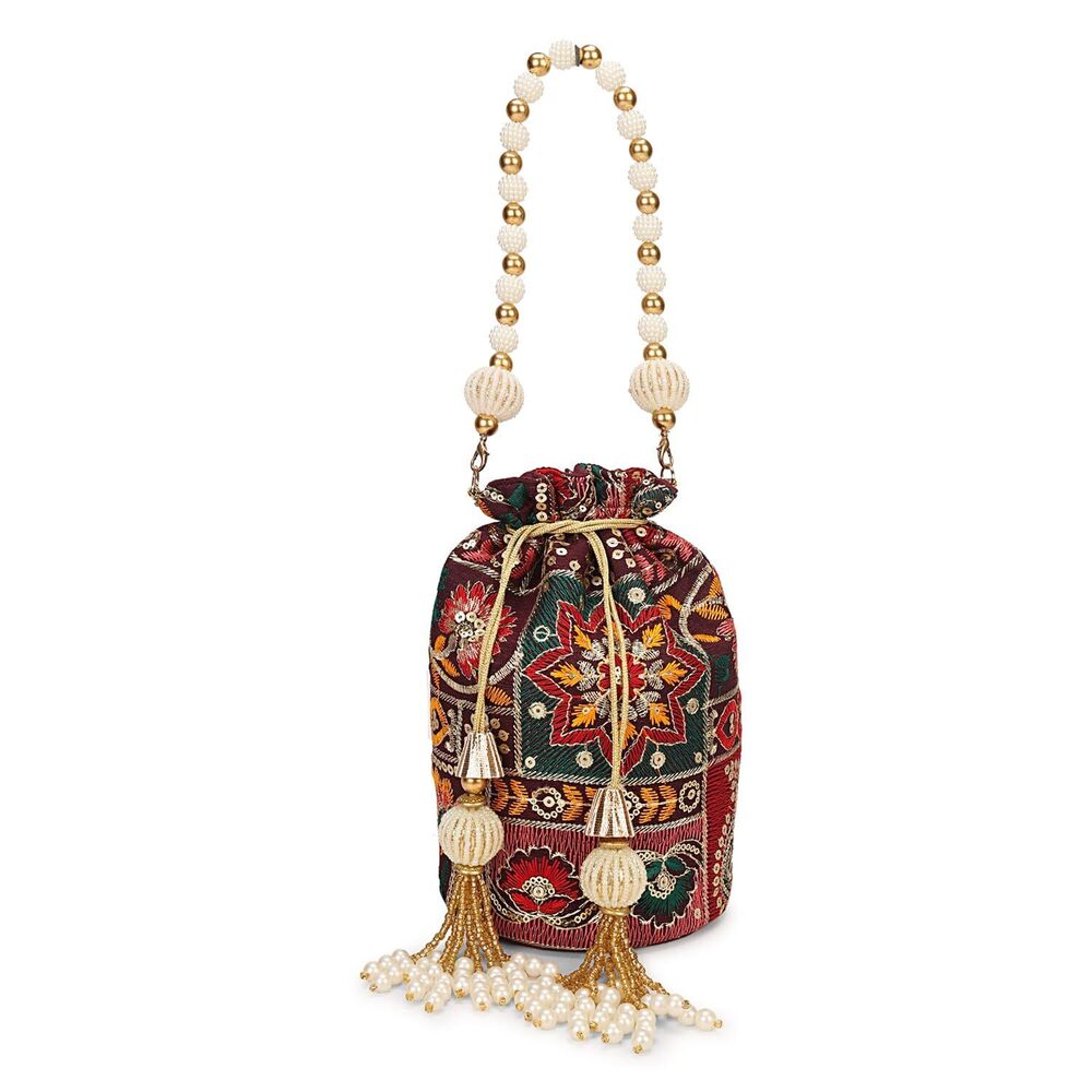 1870 Indian Sequence Potli Bag , Wedding Potli Bags , Ethnic Potli Bags